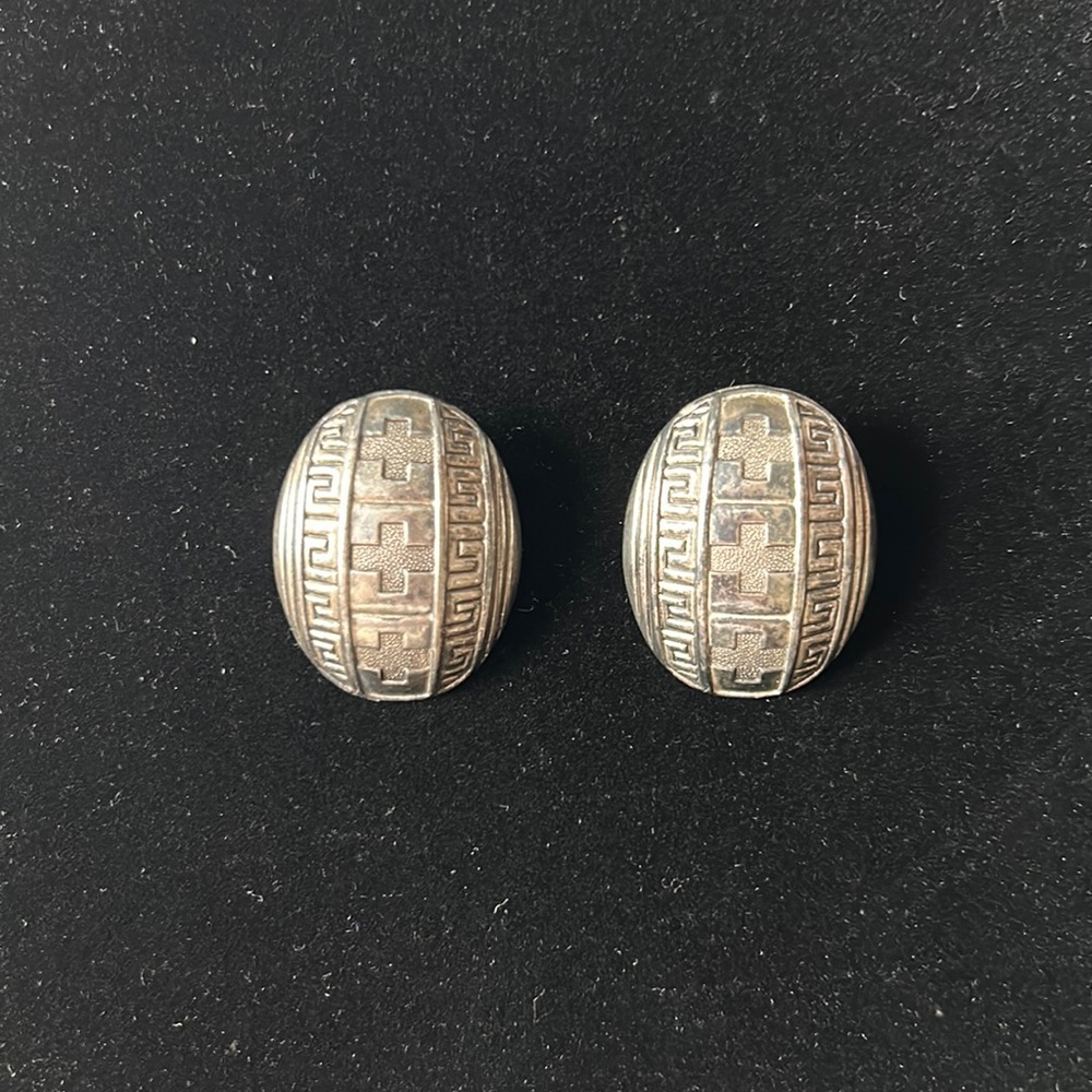Vintage Silver Clip Earrings